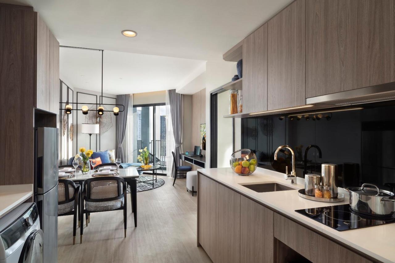 Somerset Pattaya Bagian luar foto The kitchen of a typical apartment